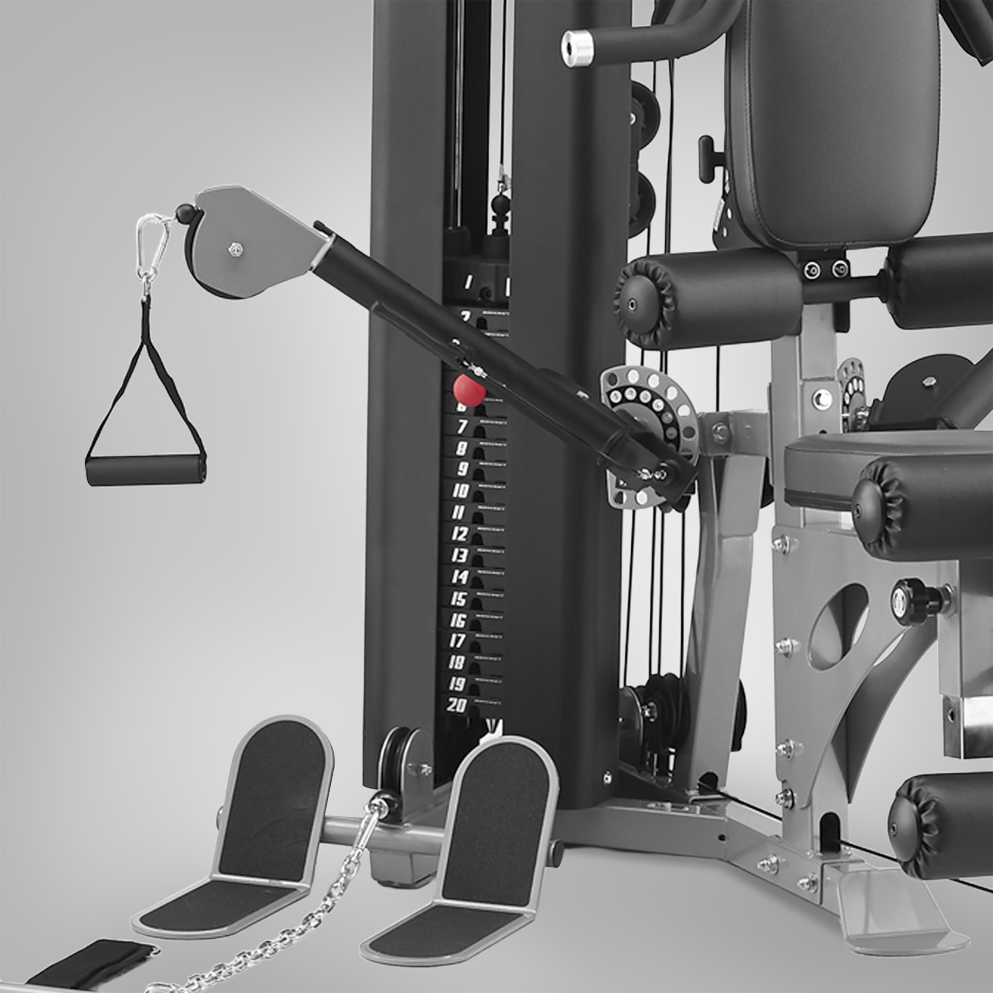 Ρυθμιζόμενη εργονομία και 90kg stack βαρών